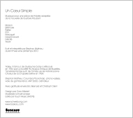 Stephan Mathieu - Un Coeur Simple